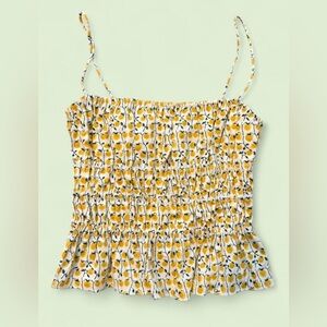 STAUD AYLA TOP ON THE VINE GOLDEN SIZE SMALL 🍋